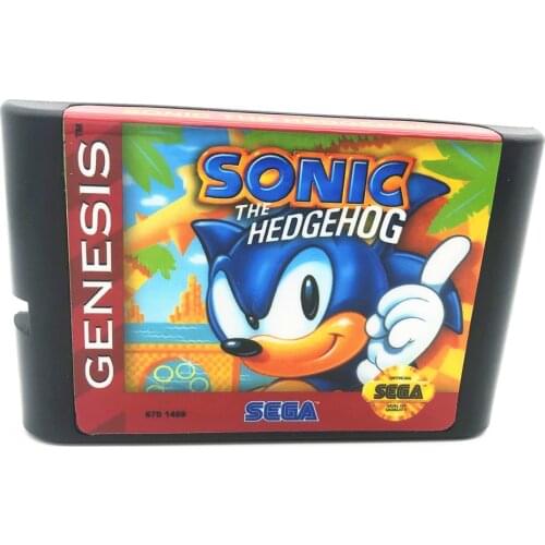 Sonic For SEGA GENESIS & Mega Drive 16 Bit Video Games Conosle