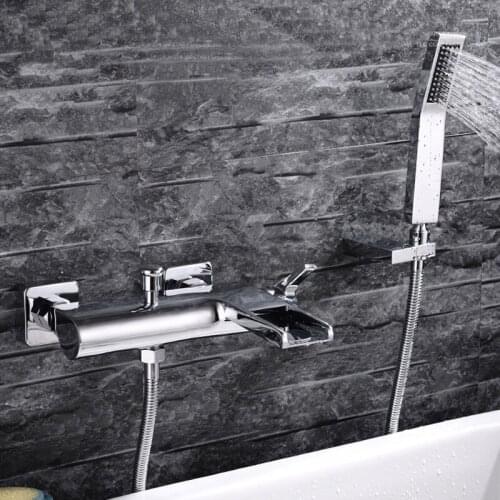 Contemporary Sale Rushed Shower Panel High Quality Construction Waterfall Bathtub Faucet & Bath Mixer Taps IS234