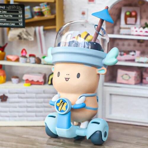 Party Blind Box Toys Cute Fruit Drink Figure Anime Action Random Surprise PVC Model Birthday Gift Decor 12 Pcs/Set