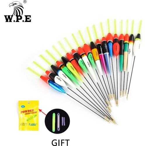 W.P.E 5pcs/pack 4g Fishing Float 19-24cm Barguzinsky Fir Float Vertical Buoy Light Stick Float Light Stick Fishing Tackle Pesca
