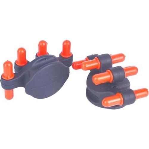 1Pair Archery Comppound Bow Double Bow Limb Stabilizer Damping Rubber Sliuencer Vibration Silencer For Outdoor Hunting