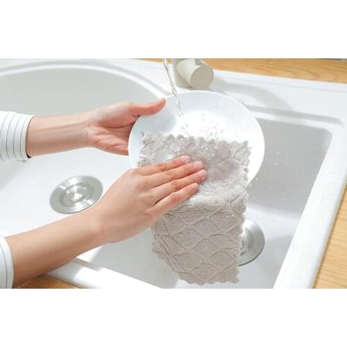 1pc Household Cleaning Towel Super Absorbent Microfiber kitchen dish Cloth High-efficiency tableware kitchen tools gadgets