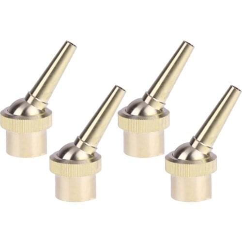 4Pcs 1/2'' Brass Jet Straight Garden Fountain Water Nozzle Sprinkler Spray Head