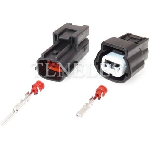 6189-0772 Sumitomo 2 Pin Male Female Engine E-RS Water Temperature Sensor ECT Connector for Nissan Hyundai