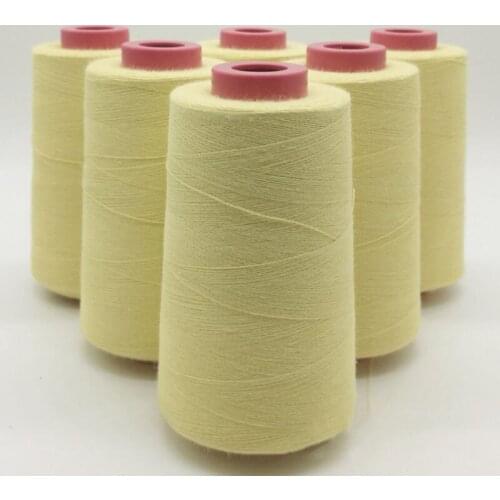 FL 1414 100gram 3302Meter Aramid Fiber Resistant Flame-Retardant Fireproof Wire High Temperature Thread Fiber Support Custom