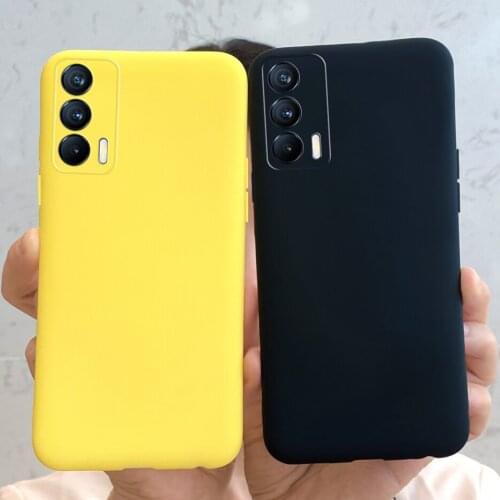 Realme V15 5G Candy Case Soft Slim Fundas Simple Fashion Pure Color Cover For Oppo Realme V15 Phone Cases RealmeV15 6.4'' Coque