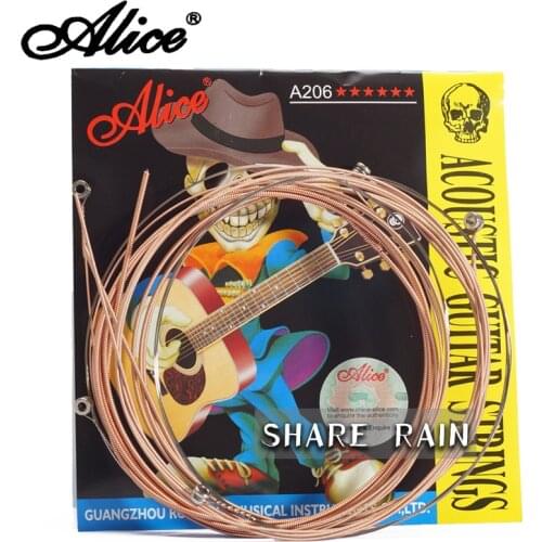 A 206 Original\alice\Ballad Wooden guitar strings\1 strings\1-6 Strings