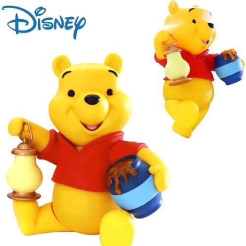 Disney Genuine Winnie The Pooh Action Figure Joints Movable Anime Figures Collection Model Toys Kawaii Dolls Decor Birthday Gift