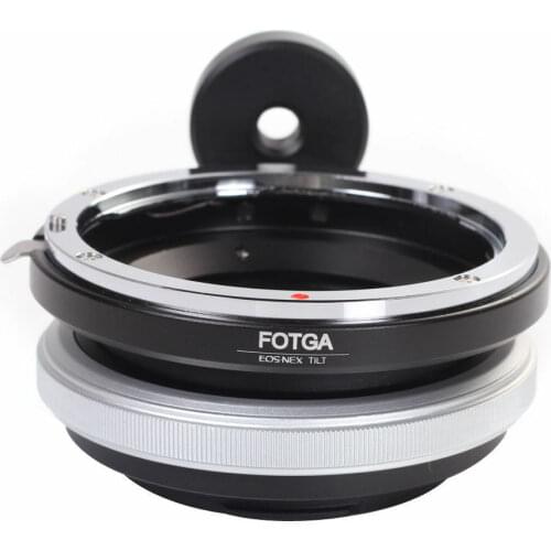 FOTGA Tilt Adapter Ring For Canon Lens to Sony Adapter for Nex-3 Nex-5 NEX-7 NEX-5C brass
