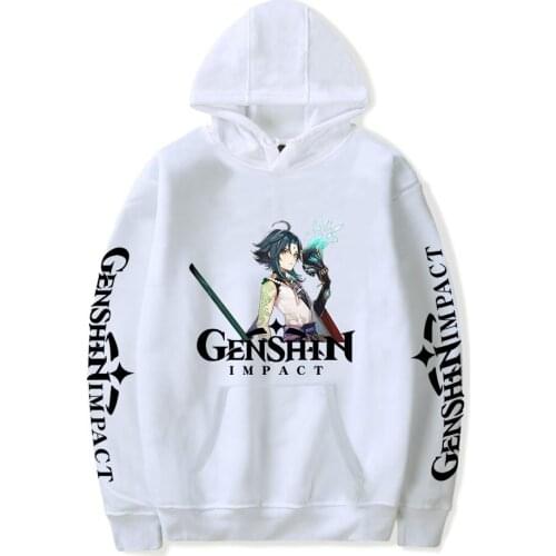 Classic Genshin Impact printed Hoodies Sweatshirts men/womens Simple Streetwear Sweatshirt Casual Pullovers hoodie