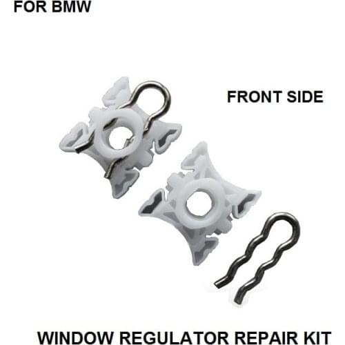 WINDOW REGULATOR REPAIR CLIP KIT TWO PIECES CAR PARTS FOR BMW WINDOW REGULATOR SLIDER CLIPS E32 E34 E36 E92 Z3 Z4
