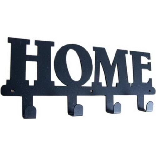 Metal Coat Rack HOME LOVE FRIENDS Letter Series Iron Coat Holder Iron Simple Modern Creative Metal Iron Hooks