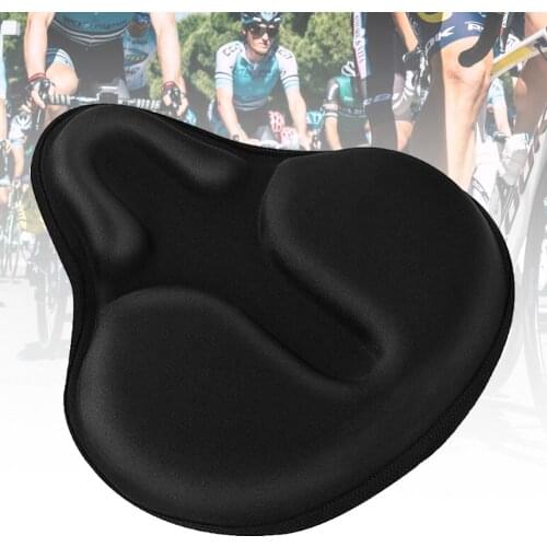 MTB Mountain Bike Soft Silicone Bicycle Saddle Cushion Cover Cycling Seat Pad Comfort Ultra Silicone Pad Bicycle Saddle Seat