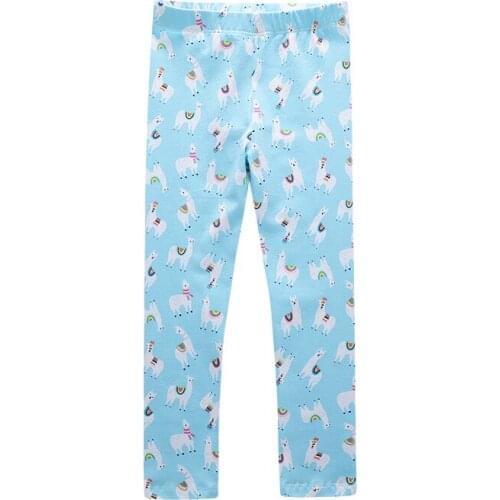 New Baby Girls Leggings Spring Autumn Print Cotton Toddler Girls Clothes Kids Legging Pantalon Fille Classic Long Pants 2-7Y