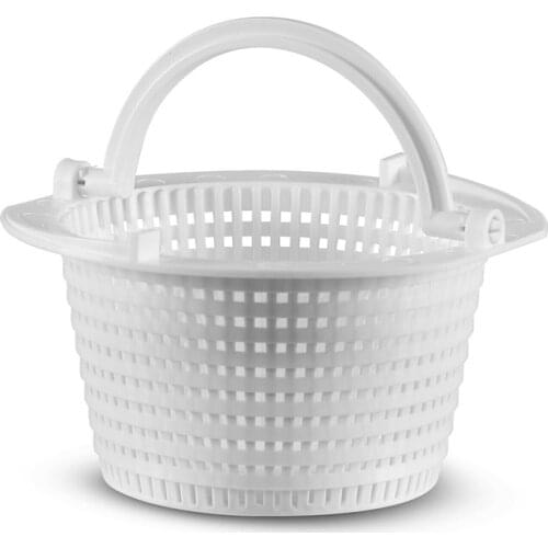 Plastic Skimming Basket Pool Accessories Replacement Swimming Pool Filter Skimmer Strainer Basket With Handle White