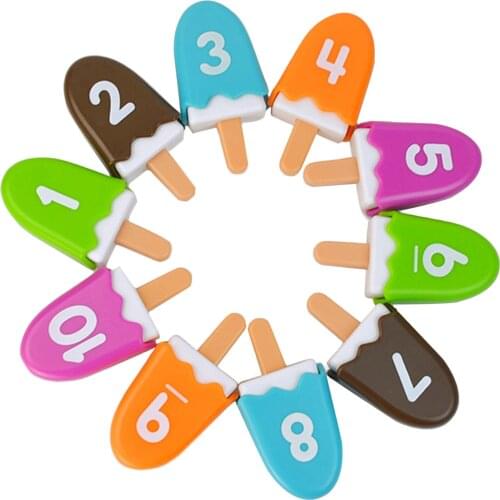 Number Matching Toys Educational Learning Color Number Matching Games