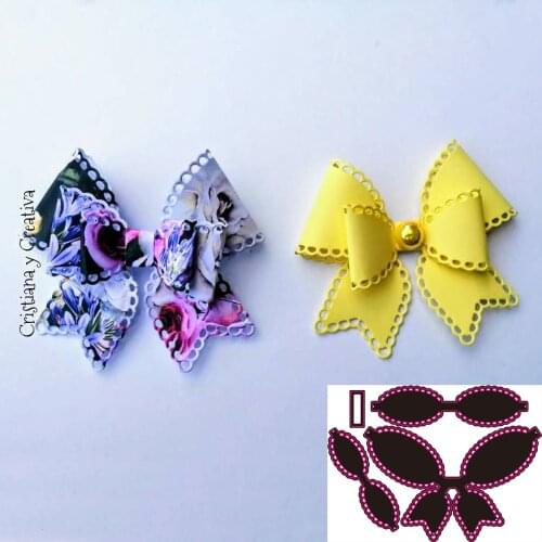 Die/cutting metal cutting die beautiful bow/tie scissors decorative sticker paper craft manual card die art cutting machine