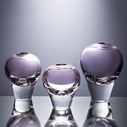 Glass Vases Crystal Nordic Home Decorations Adornos Para Casa Decoracion Sala Jarrones Nordic Decoration Home Florero Luxury