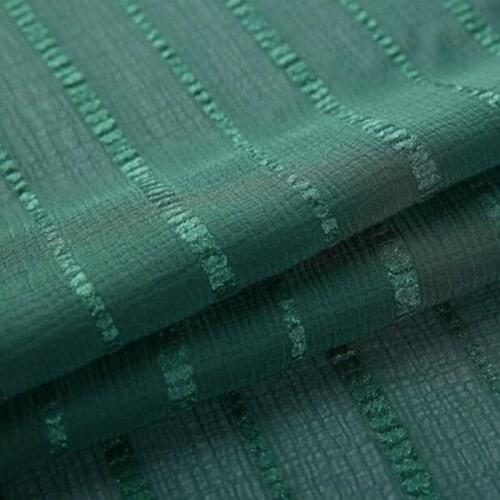 Dress Fabric Shiny Crepe Jacquard Chiffon Dropping Fabric Soft Breathable DIY Dress Fabric for Cloth Qualified 1M/lot