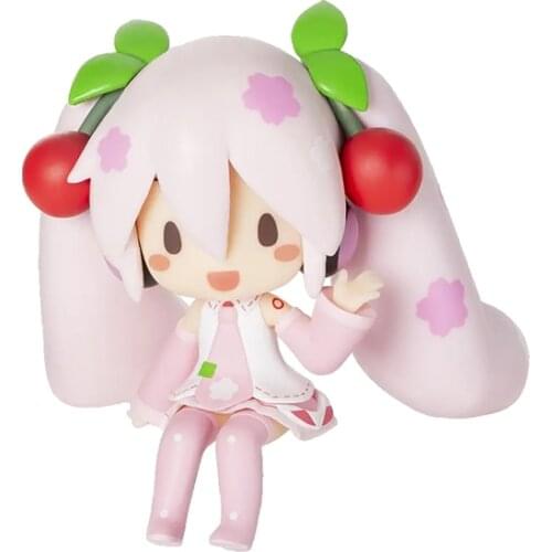 Vocaloid Sakura Hatsune Anime Figure Q Version Figure Model Desktop Decoration Collectible Model Toys Anime Toys Gift