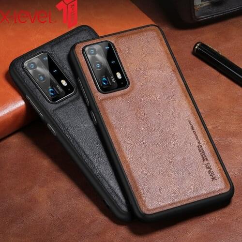 X-Level Leather Case For Huawei P40 Pro Plus P30 Original Soft Silicone Edge Back Phone Cover For Huawei P40 Lite 5G Case