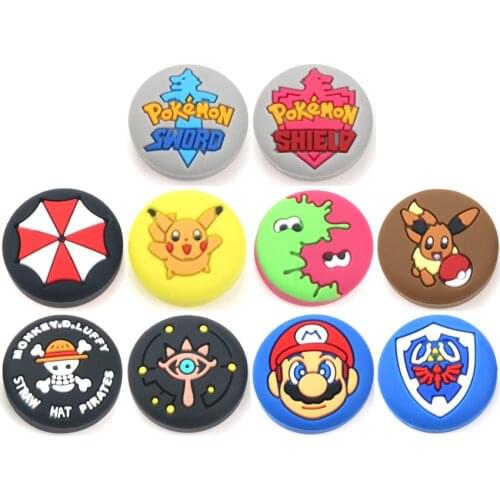 2pcs Joystick Protective Cover Thumb Stick Grip Cap For Nintendo Switch Lite NS Mini Joy-Con Controller Joycon Thumbstick Case