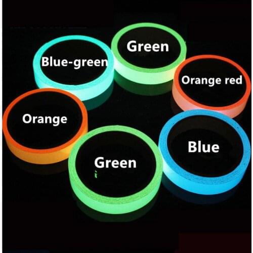1.5cm*1m Luminous Fluorescent Night Self-adhesive Glow In The Dark Sticker Tape Safety Security Home Decoration Warning Tape