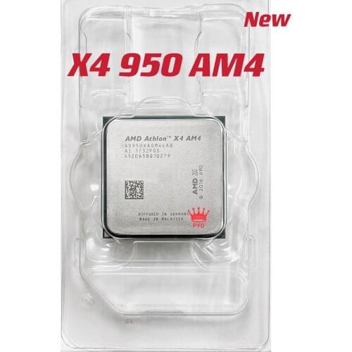 AMD Athlon X4 950 3.5GHz Quad-Core Quad-Thread 28NM 65W CPU Processor YD950XAGM44AB Socket AM4 new without cooler