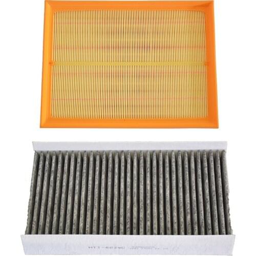 Car Air Filter Cabin Filter for Land Rover Discovery 3 4 Range Rover Sport 4.2T 4.4L 2005-2009 3.0TDI Diesel PHE000112 JKR500020