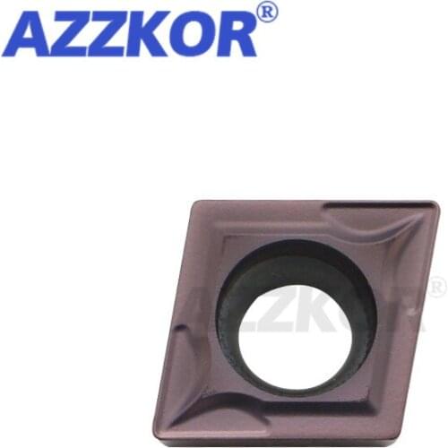 CCMT0602 NT205 Turning Tool Inner Hole Insert CNC Center Lathe For 304#&316# Stainless Steel Metal AZZKOR Diamond Carbide Blades