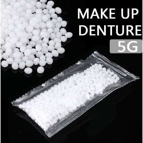 10g Teeth Solid Glue Fangs Dentures Props Costume Party Fake Tooth Temporary Repair Adhesive Teeth FalseTeeth Solid Glue