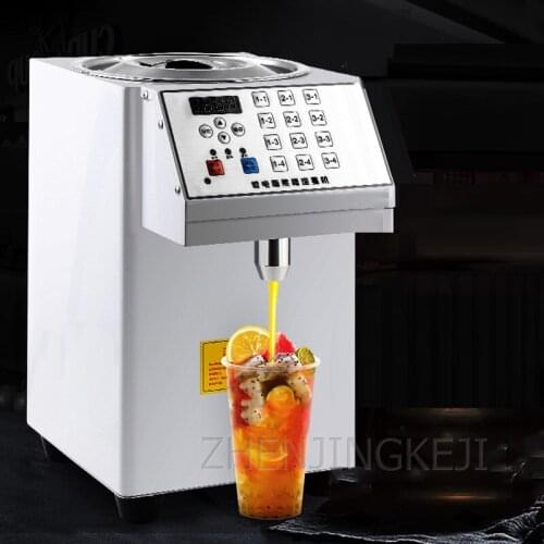 220V Commercial Fructose Machine 16 Grid Microcomputer Fructose 8L Capacity Quantitative Machine Milk Tea Equipment Complete Set