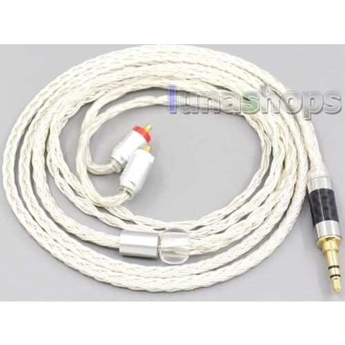 LN007231 16 Core OCC Silver Plated Earphone Cable For Sony XBA-H2 XBA-H3 XBA-Z5 xba-A3 xba-A2