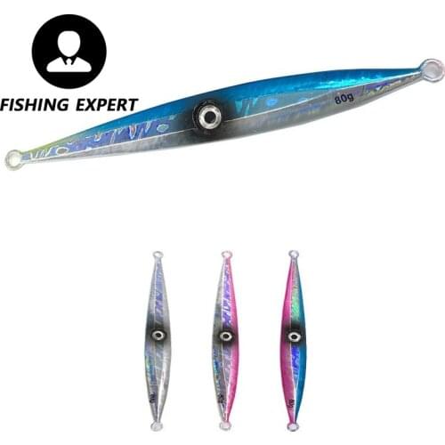 Metal Jig Lures 40g Fishing Jigging Lure Artificial Sinking Fast Slow Fishing Bait Lures Tuna Squid Trout Carp Sweet Fake Bait