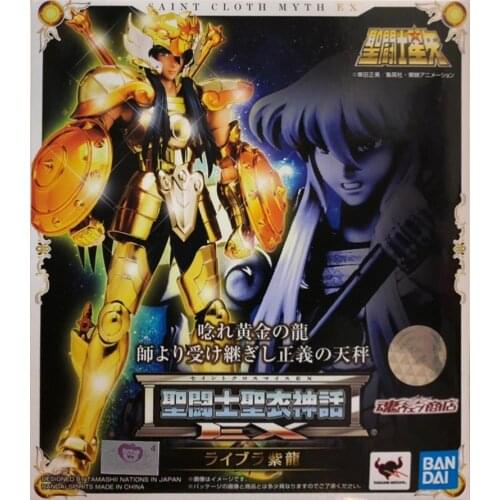 New Model toys Saint Seiya Cloth Myth Gold Ex Libra Shiryu action Figure toy Super Hero Bandai collector