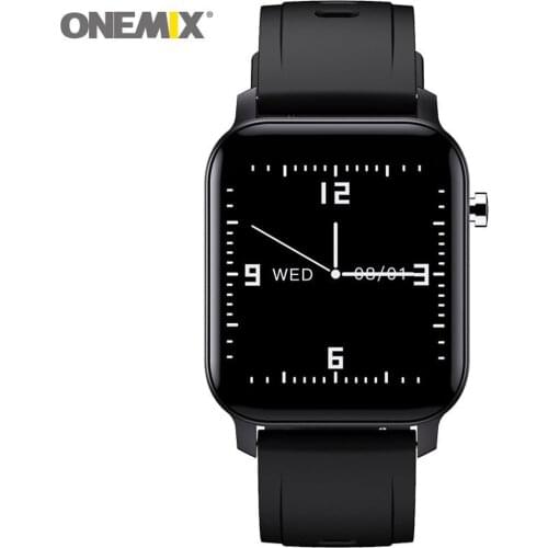 Onemix Smart Watch Fitness Tracker Heart Rate Monitor Waterproof Men And Women Temperature Measure Compatible iSO Android