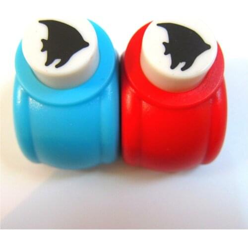 Medium Scrapbook Punches Handmade Cutter Card Craft Calico Printing Paper Tropical Fish Craft Punch Hole Puncher Shape DIY Tool