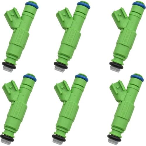 6pcs/lot Fuel Injector 0280156007 81212141 For Dodge Caravan Grand Caravan Chrysler Town 3.3 812-12141
