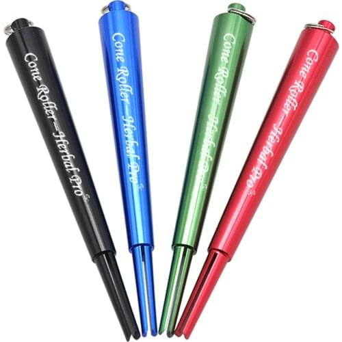 HERBAL PRO Metal Cone Roller Maker Pre-rolled Cones Rolling Cigarette Herb Roller Manual Tobacco Machine Smoking Accessories