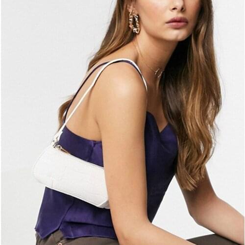 Vintage Women Shoulder Bags 2020 New Fashion Trendy Handbags Pu Leather Stone Pattern Hobo Bags Lady Clutches and Purses