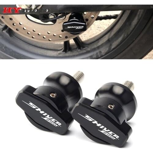 High Quality Motorcycle Accessories Frame Stands Screws Swingarm Spools Slider M6 For Aprilia Shiver 750 SL750 2007-2014 2015