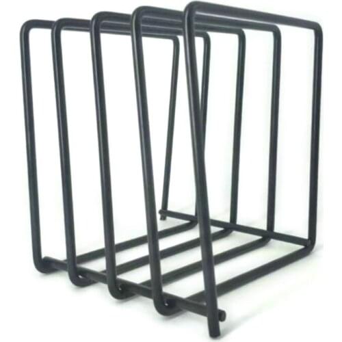 Iron LP Record Rack Square Book Magzine Holder Desk Record Storage Vinyl Record Display Organizer