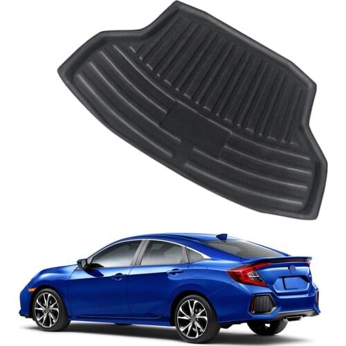 Car Rear Boot Cargo Liner Trunk Mat Tray For Honda Civic X Sedan 2016 2017 2018 2019