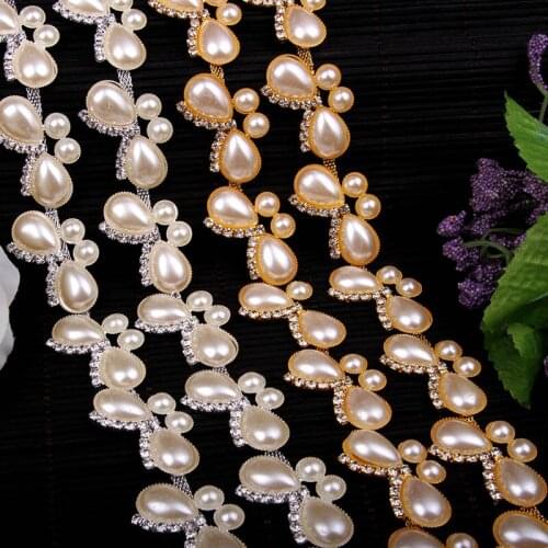 Free Shipping 5 yards Crystal Rhinestone Trim, Rhinestone Applique, Wedding Applique,Rhinestone Chain MALI013