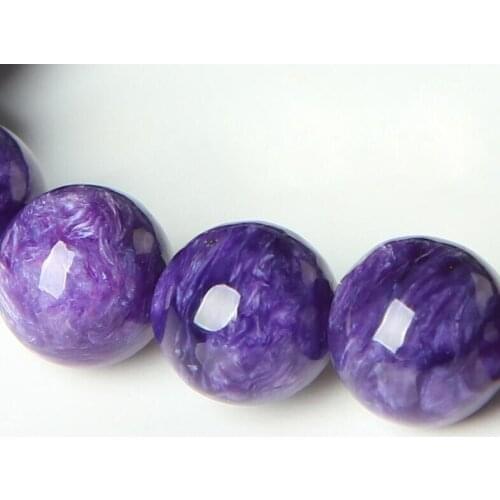 Gemstone Natural Purple dragon crystal bracelet, female boy, purple crystal string dragon vision bonus seconds