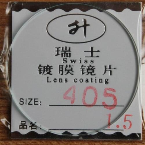 Freeshipping New flat glass watch crystal diameter 40.5 mm Thick 1.5mm