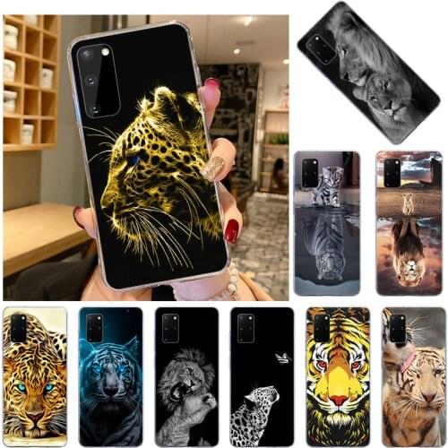 The Lion King Animal Soft TPU Silicone Phone Case For Samsung Galaxy S20 Ultra S10 5G S10E S9 S8 S7 A6 A7 A8 2018 S20FE Cover