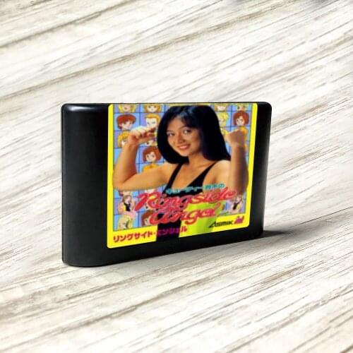 Cutie Suzuki no Ringside Angel - Japan Label Flashkit MD Card for Sega Genesis Megadrive Video Game Console