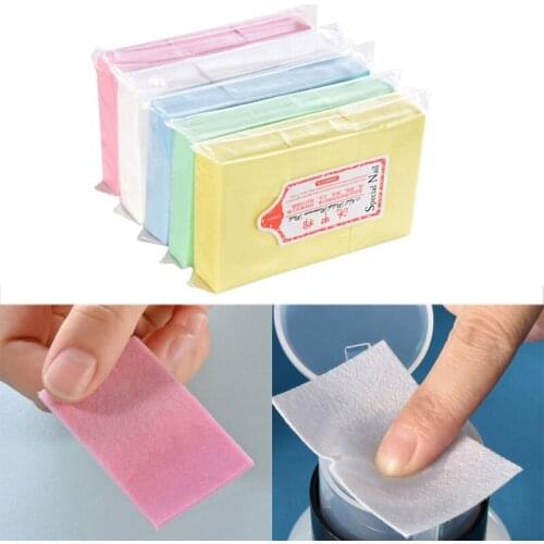 Nail Polish Remover Cotton Wipes Cleaning Paper Pad Soak Off Remover Manicure Tools Bath Manicure Gel Wipe Nail Art Napkins