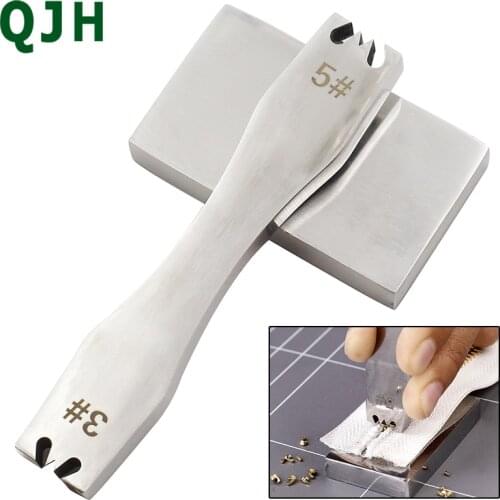 DIY Tools 3 # 5 # Zipper Steel Teeth Remover Blade Zipper Gear Remover diy Leather Craft Tool Zipper mounting accessories